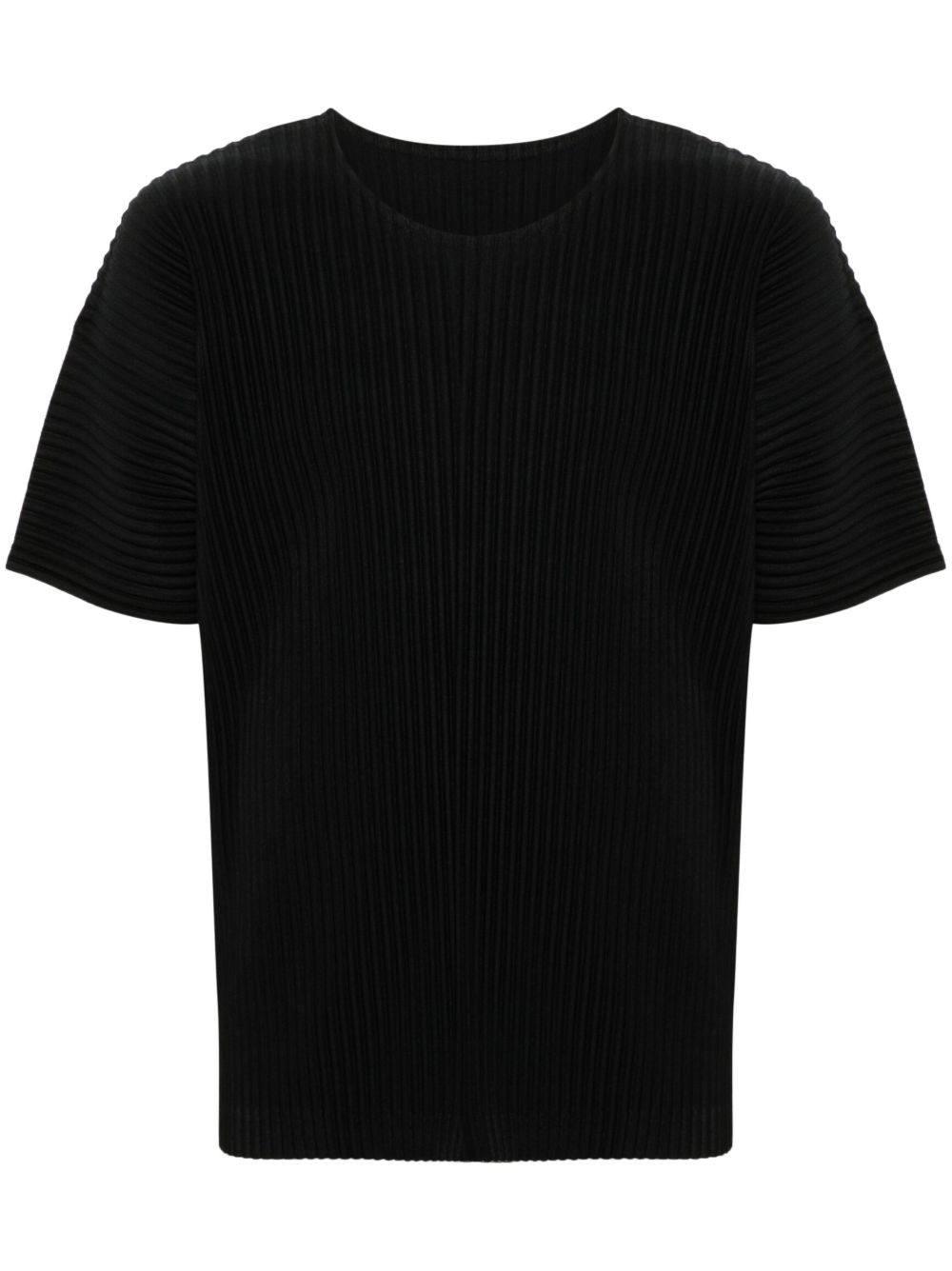 Homme Plissé Issey Miyake Basic T恤 - 黑色