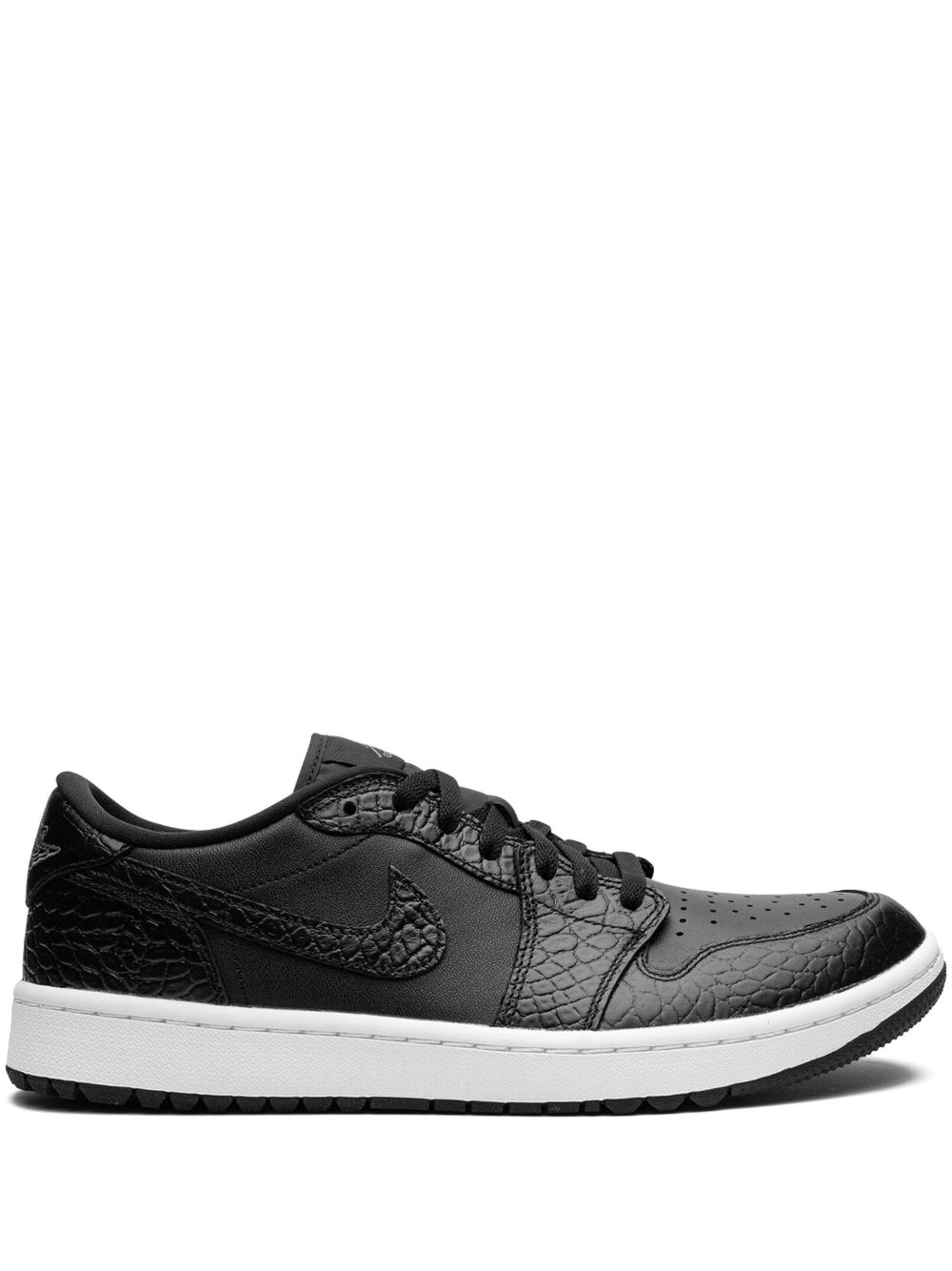Jordan Air Jordan 1 Golf Low Black Croc 运动鞋 - 黑色