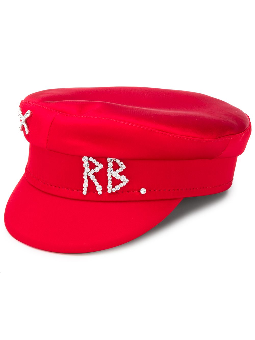 Ruslan Baginskiy logo标牌镶嵌海军帽 - 红色