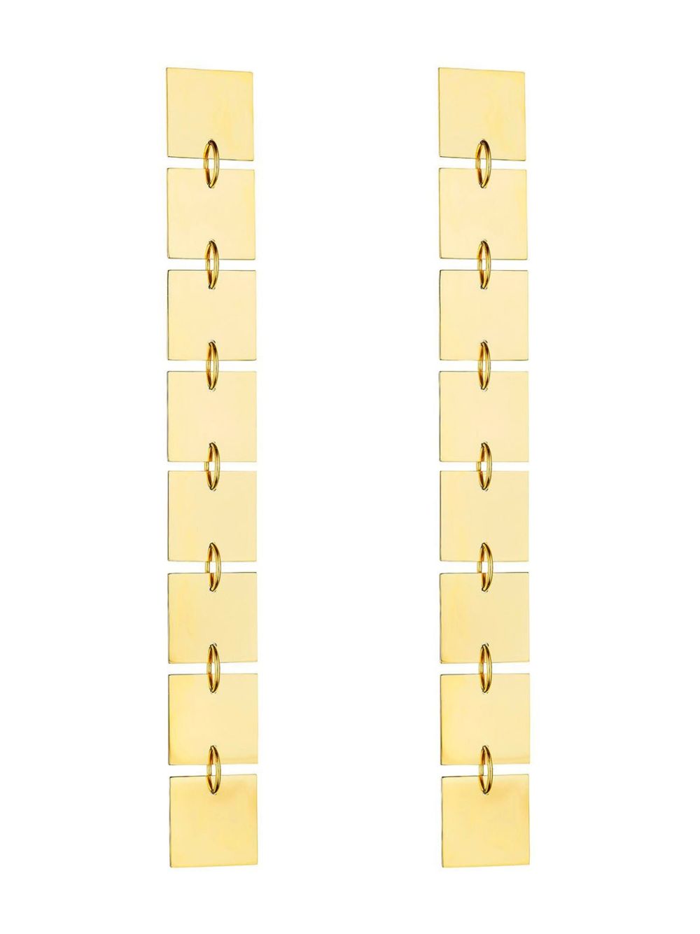 Cadar 18K黄金 Foundation 吊饰耳环 - 金色