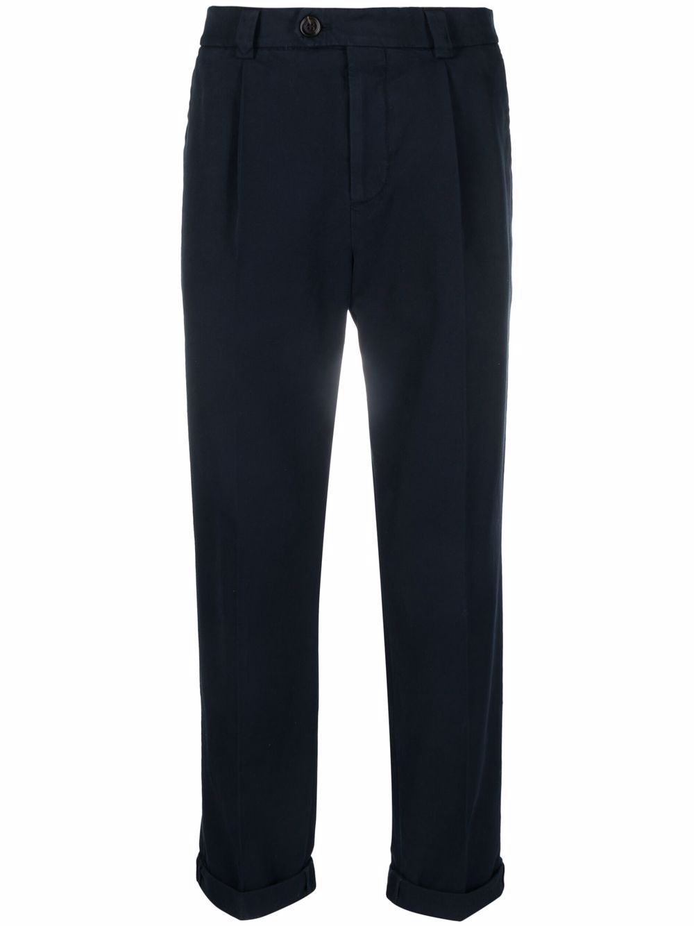 Brunello Cucinelli 纯色直筒裤 - 蓝色