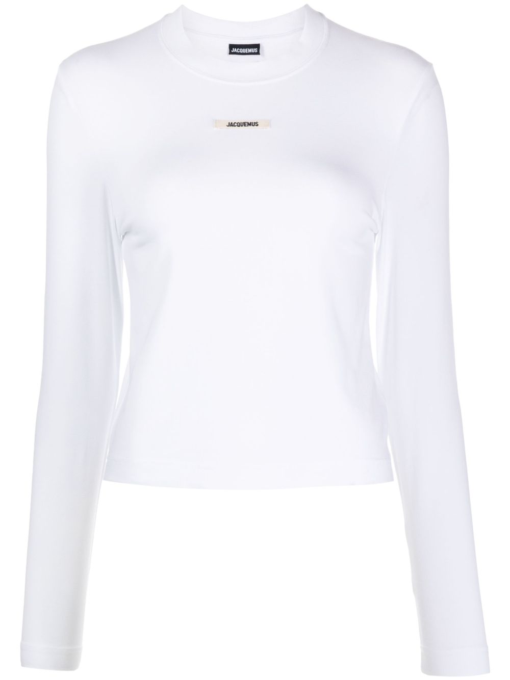 Jacquemus Le T-shirt Gros Grain 上衣 - 白色