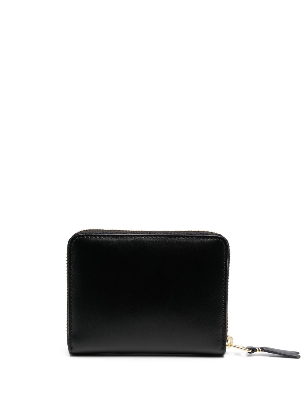 Comme Des Garçons Wallet 拉链皮质钱包 - 黑色
