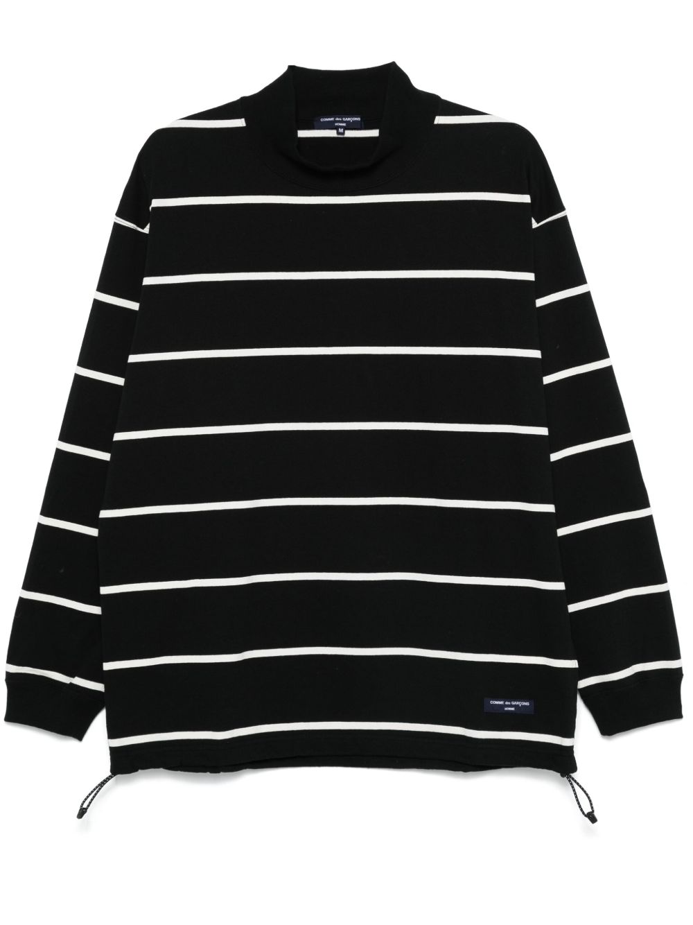 Comme des Garçons Homme 条纹卫衣 - 黑色