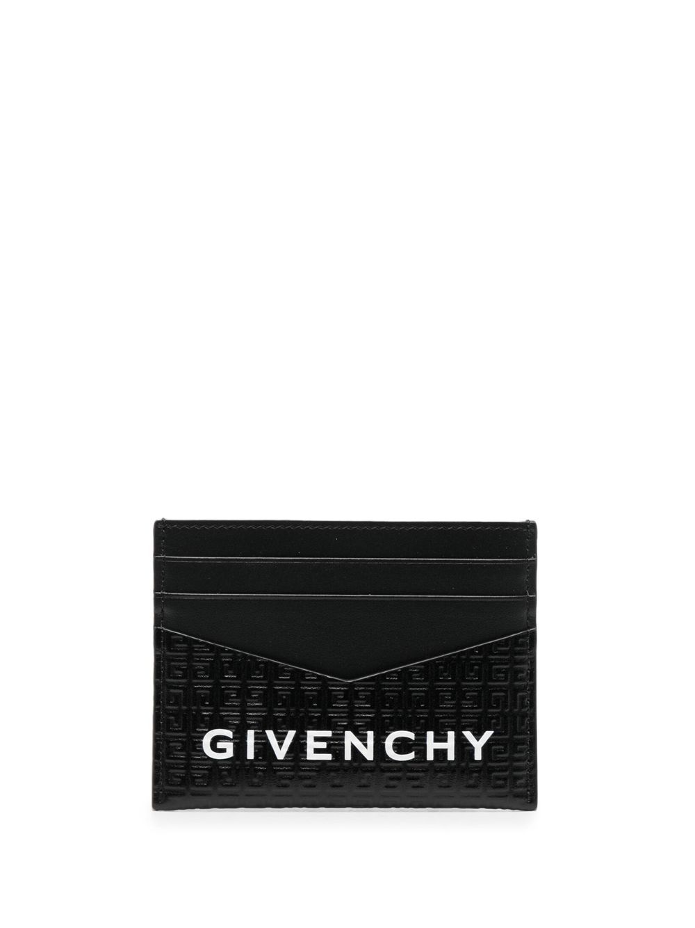 Givenchy 纪梵希 4G logo印花卡夹 - 黑色