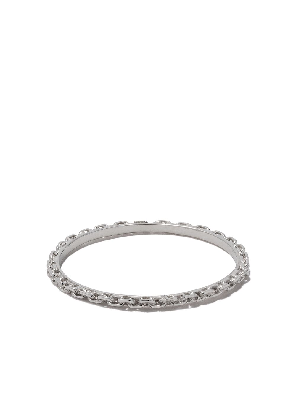 Wouters & Hendrix Gold Trace Chain 18k白金戒指 - 银色
