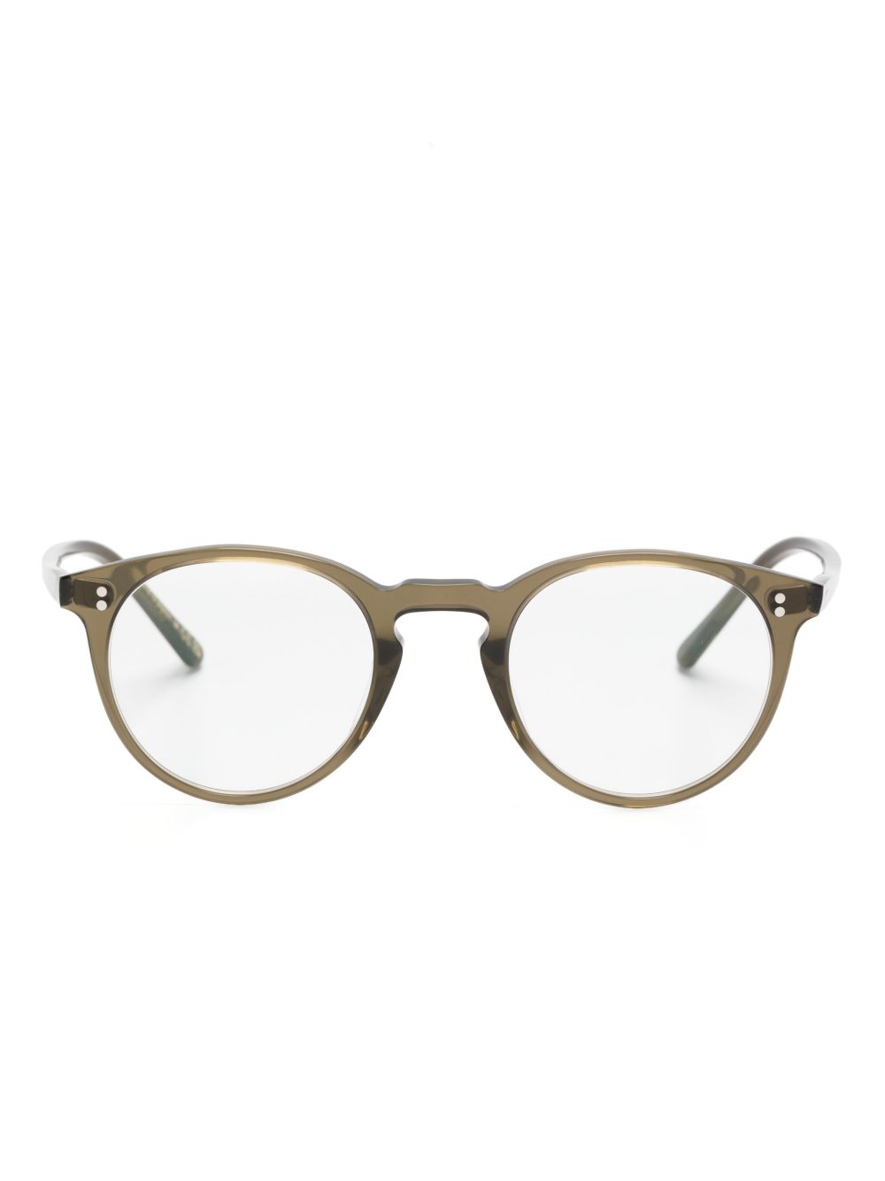 Oliver Peoples O'Malley 圆框眼镜 - 绿色