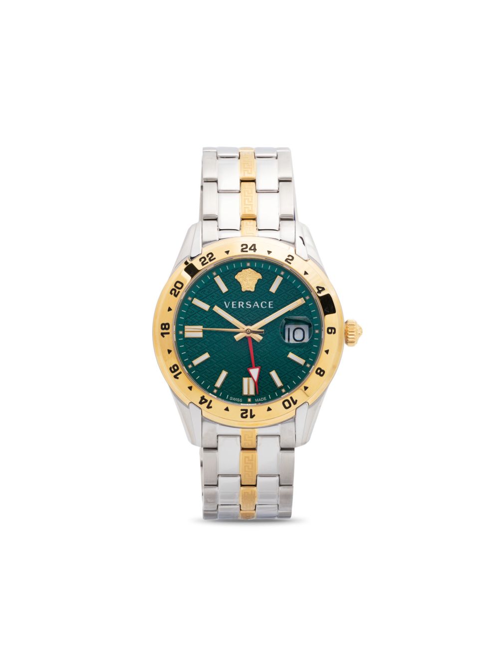 Versace Greca Time GMT 41毫米腕表 - 绿色