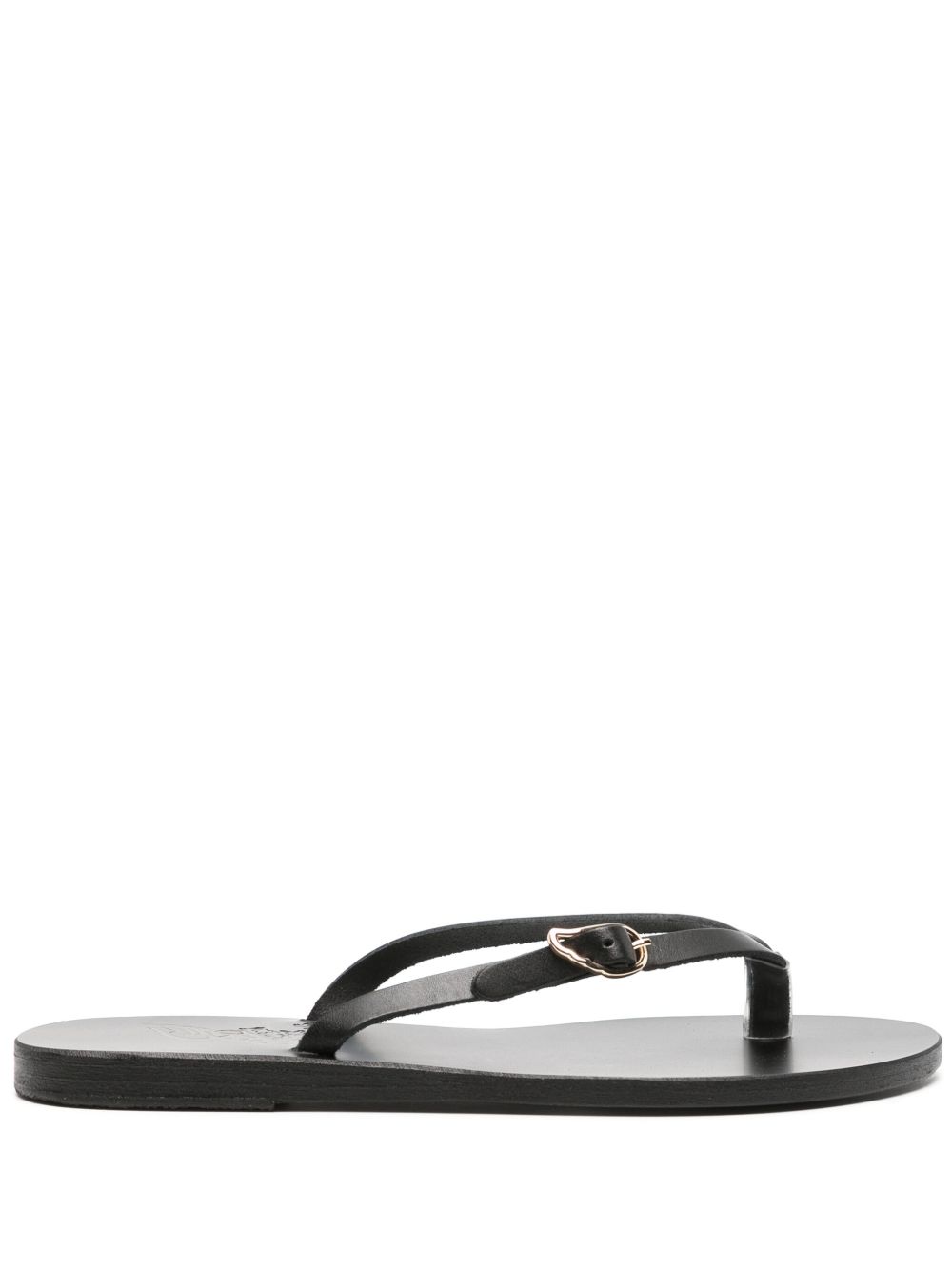 Ancient Greek Sandals 皮质套穿式人字拖 - 黑色