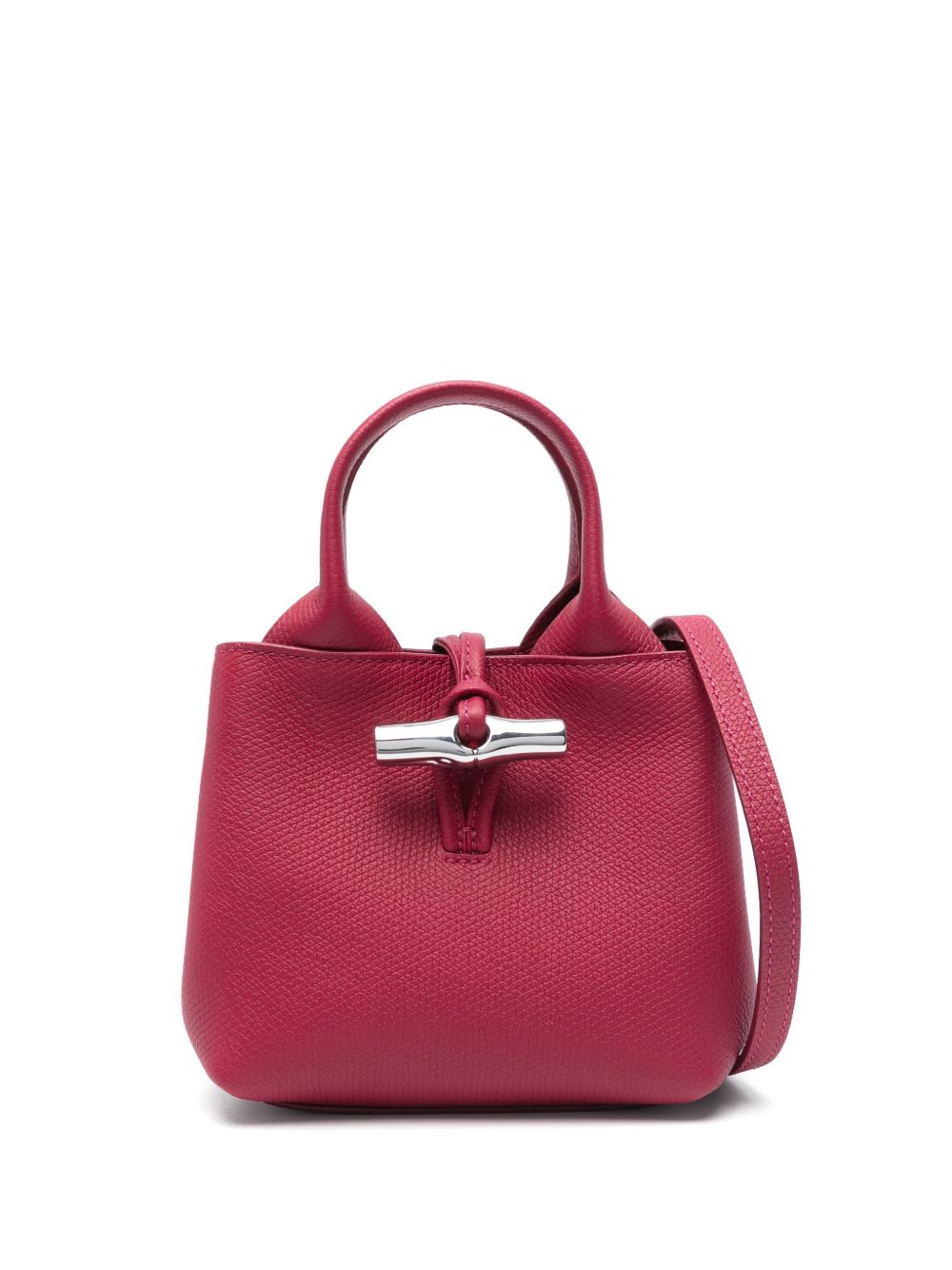 Longchamp XS Le Roseau 手提包 - 红色
