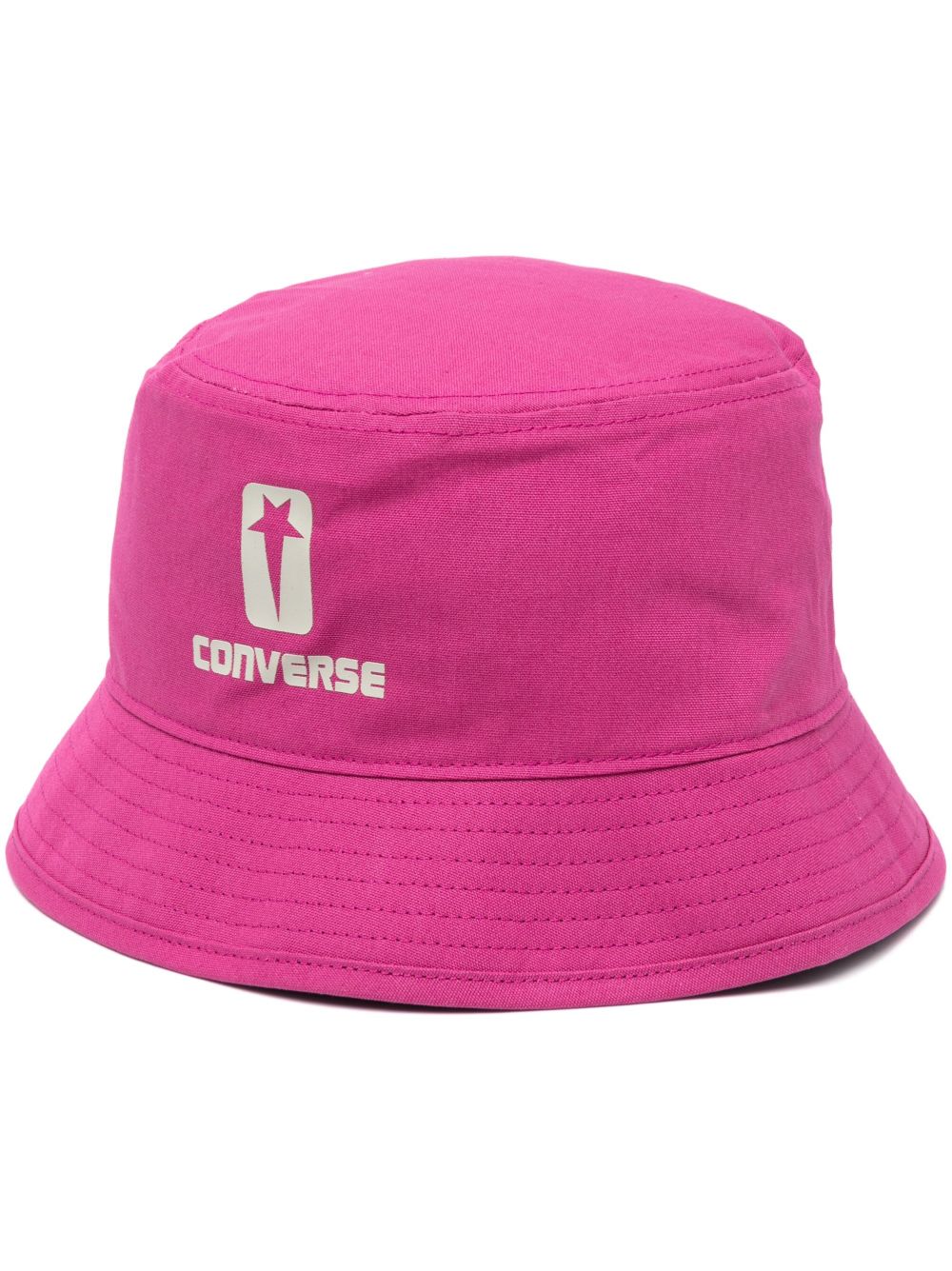 Converse x DRKSHDW logo印花帆布渔夫帽 - 粉色