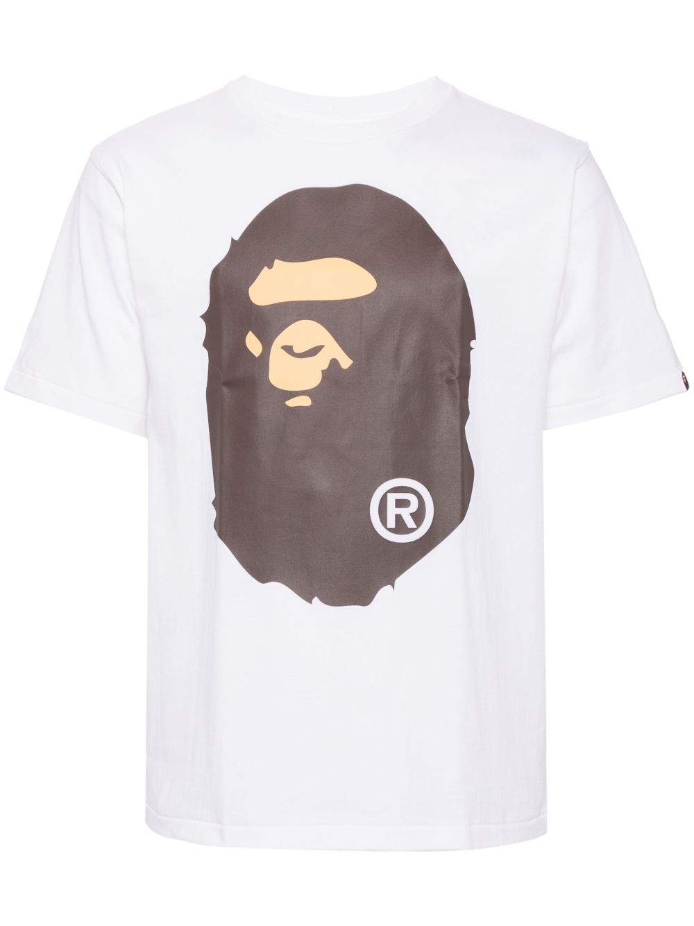 A BATHING APE® logo印花T恤 - 白色