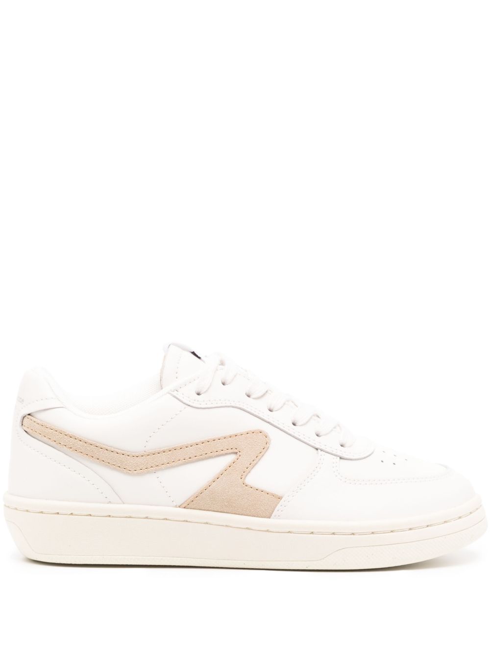 rag & bone Retro Court 皮质运动鞋 - 白色