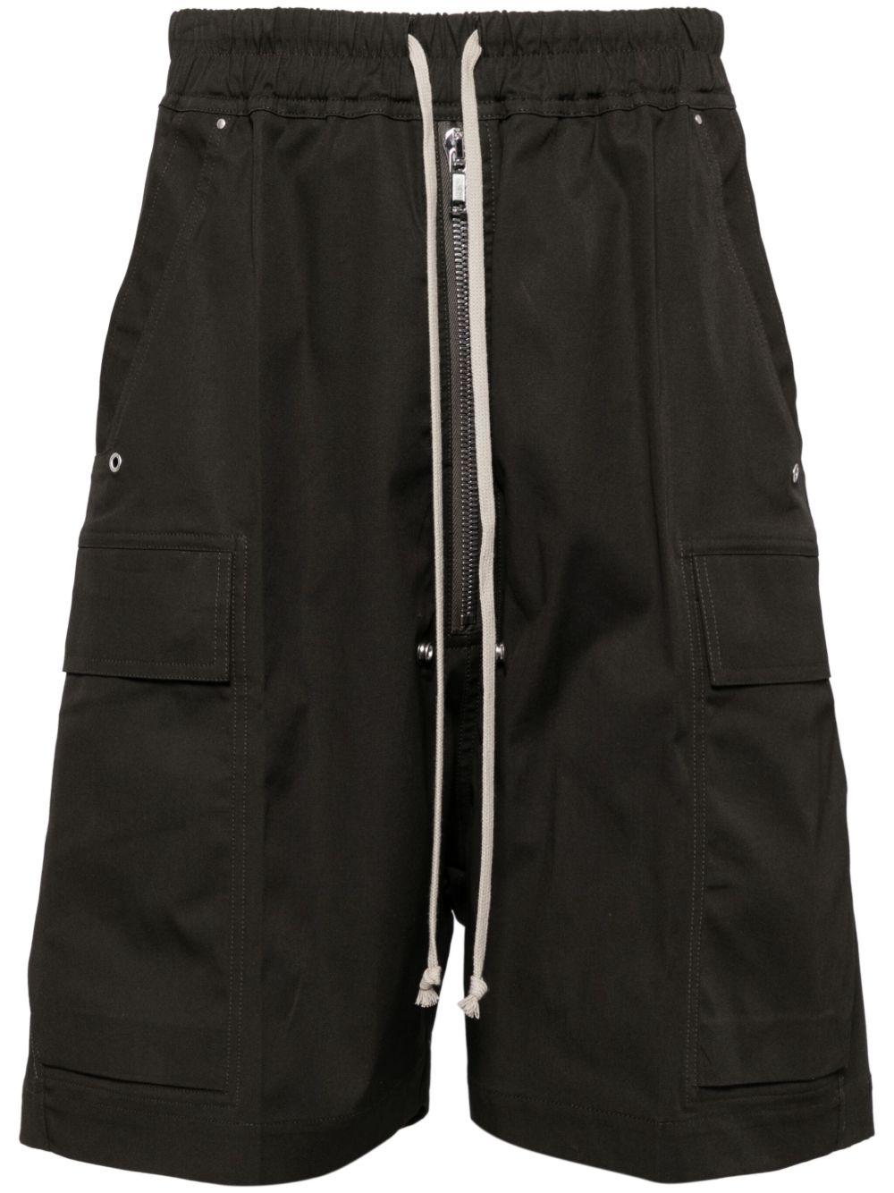 Rick Owens Cargobela 棉府绸短裤 - 中性色