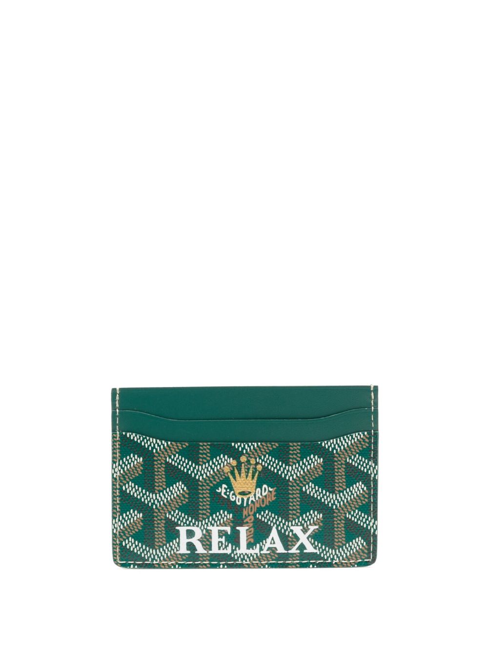 Goyard Pre-Owned Saint Sulpice 卡夹（典藏款） - 绿色