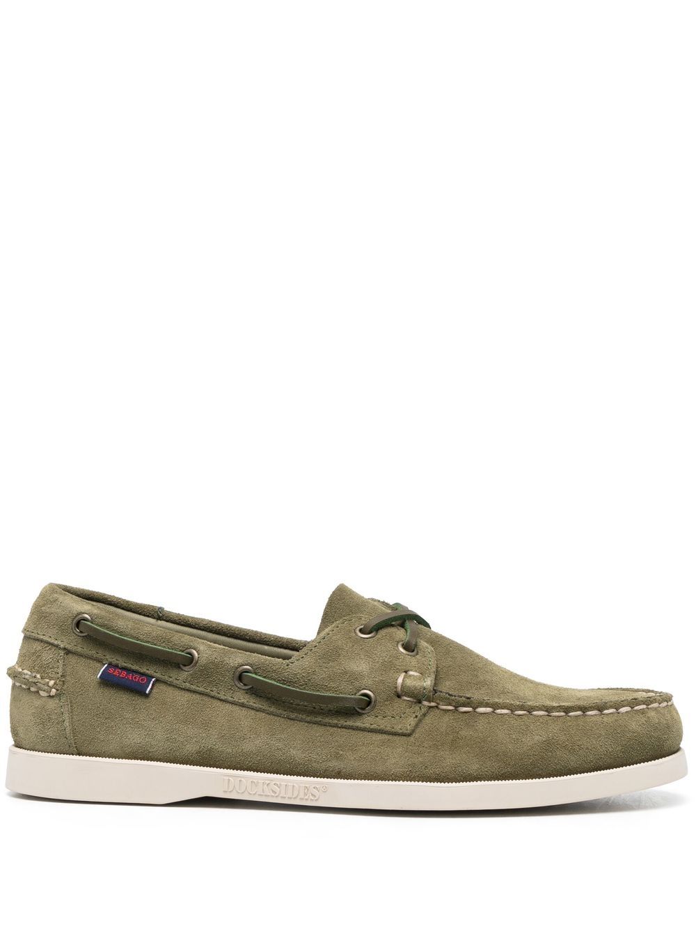 Sebago Portland Fleur Out 帆船乐福鞋 - 绿色