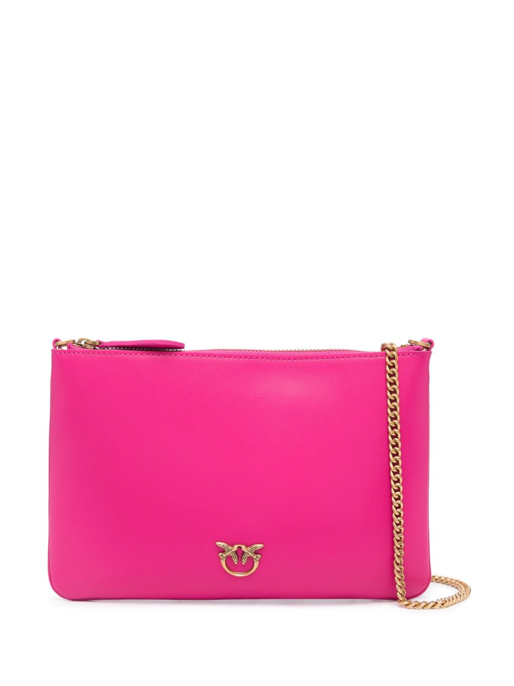 PINKO Flat Love Simply 斜挎包 - 粉色