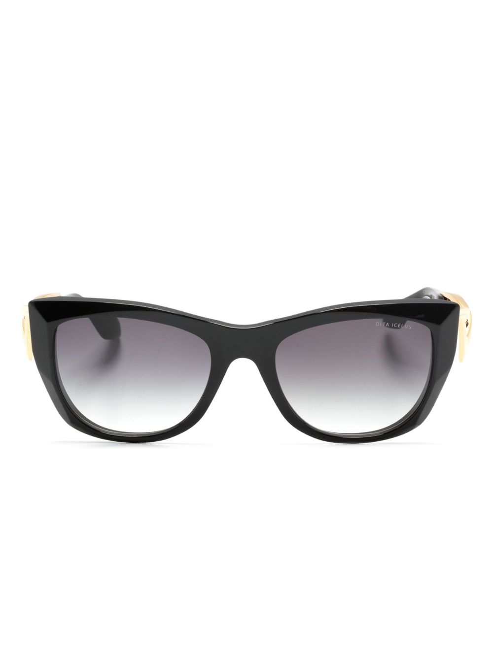 Dita Eyewear Icelus 猫眼框太阳眼镜 - 黑色