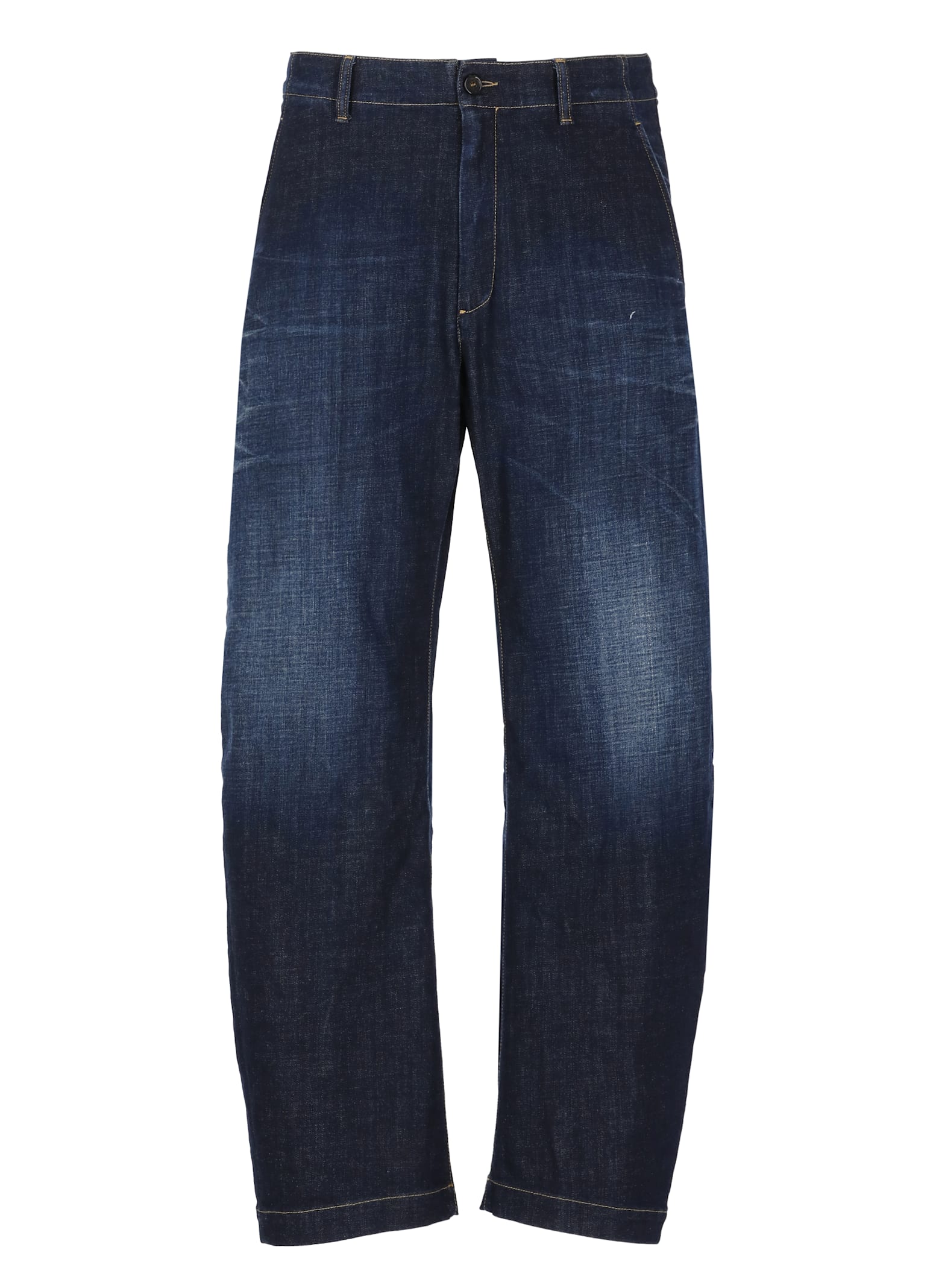 Dsquared2 蓝色五袋款做旧牛仔男士牛仔裤