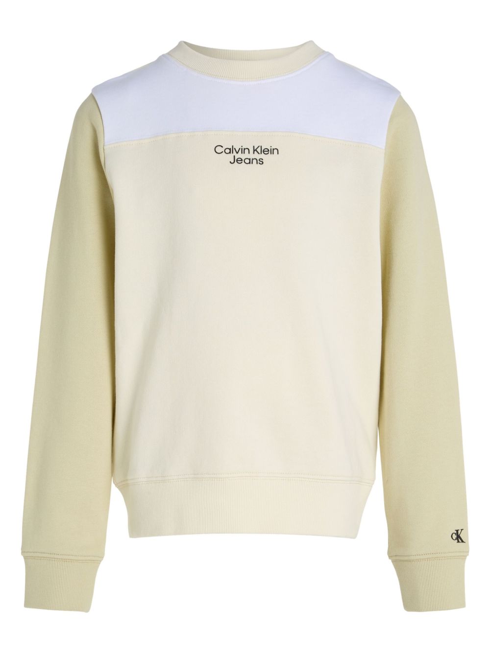 Calvin Klein Kids 拼色卫衣 - 中性色