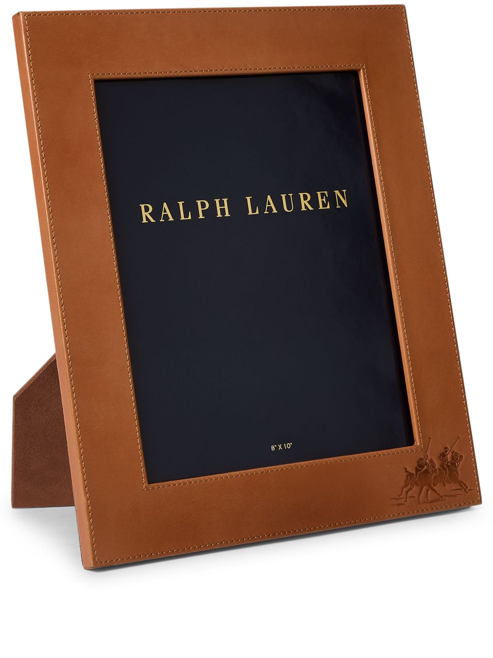 Ralph Lauren Home Garrett 皮质相框（两件装） - 褐色