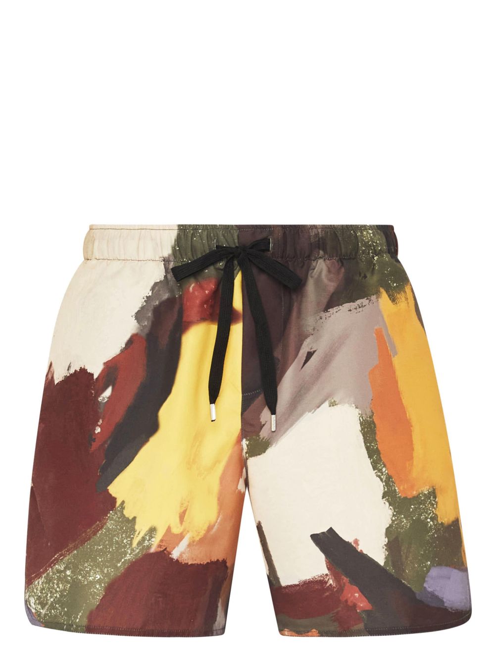 JW Anderson 抽象印花泳裤 - 红色