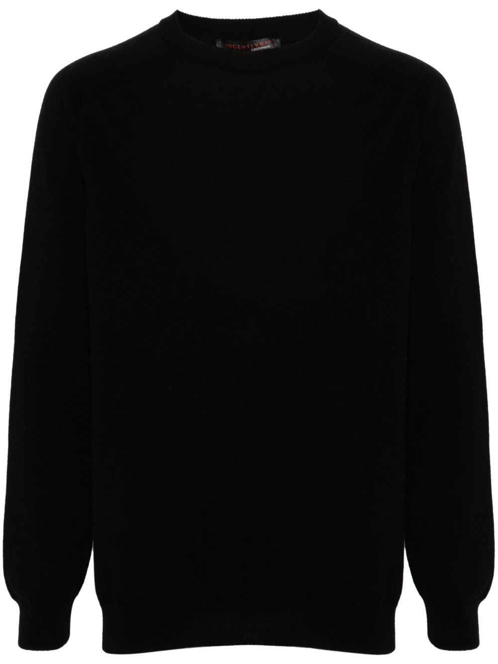 Incentive! Cashmere 密织羊绒毛衣 - 黑色