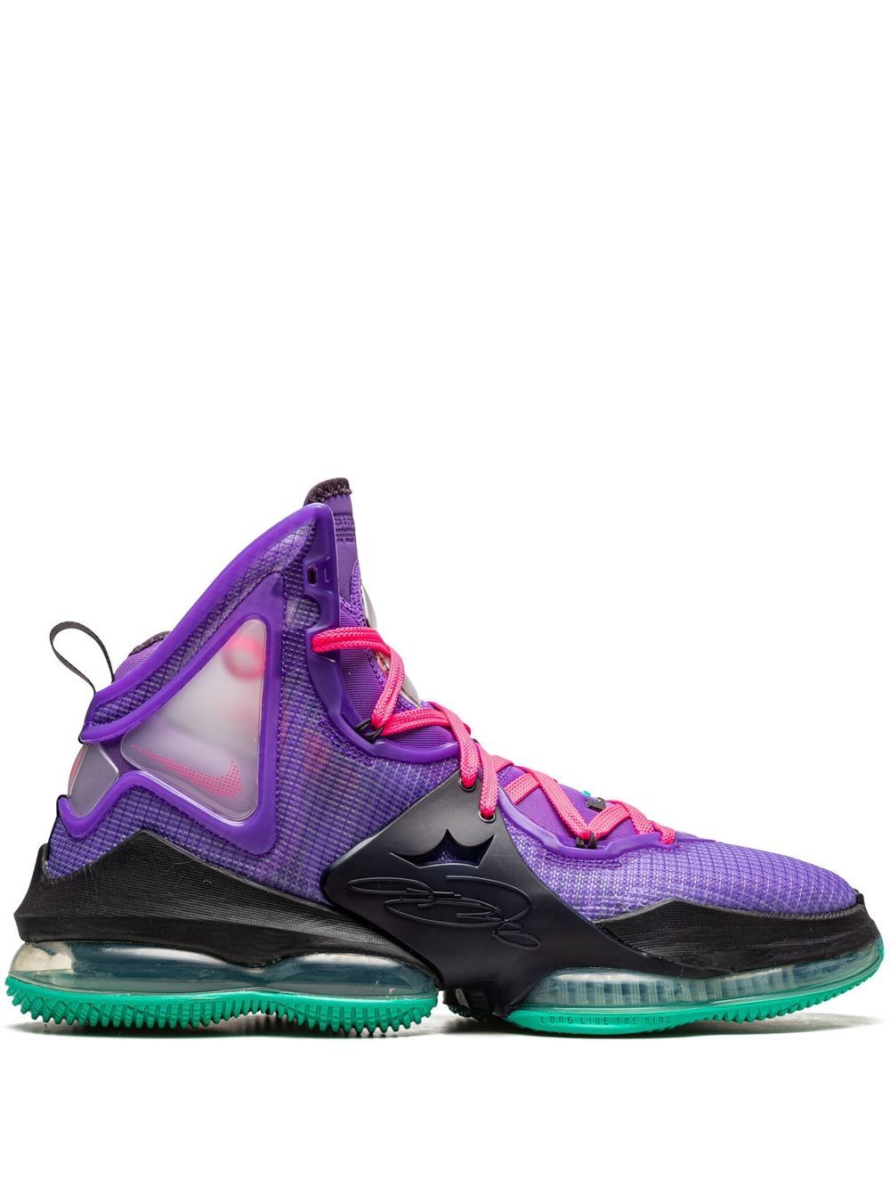 Nike LeBron 19 高帮运动鞋 - 紫色