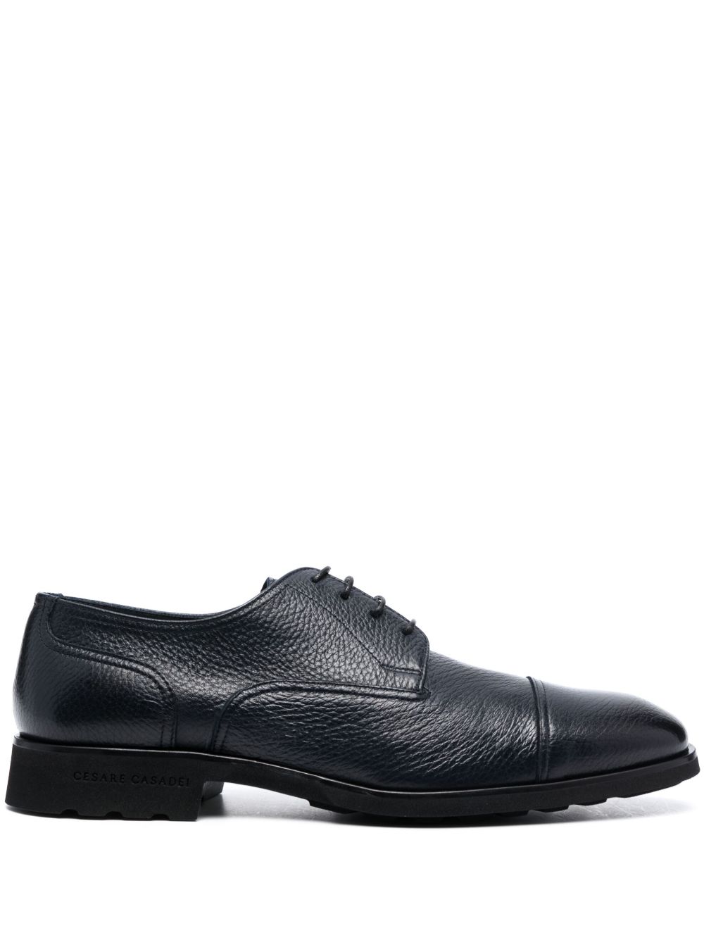 Casadei Anticato 皮质德比鞋 - 蓝色
