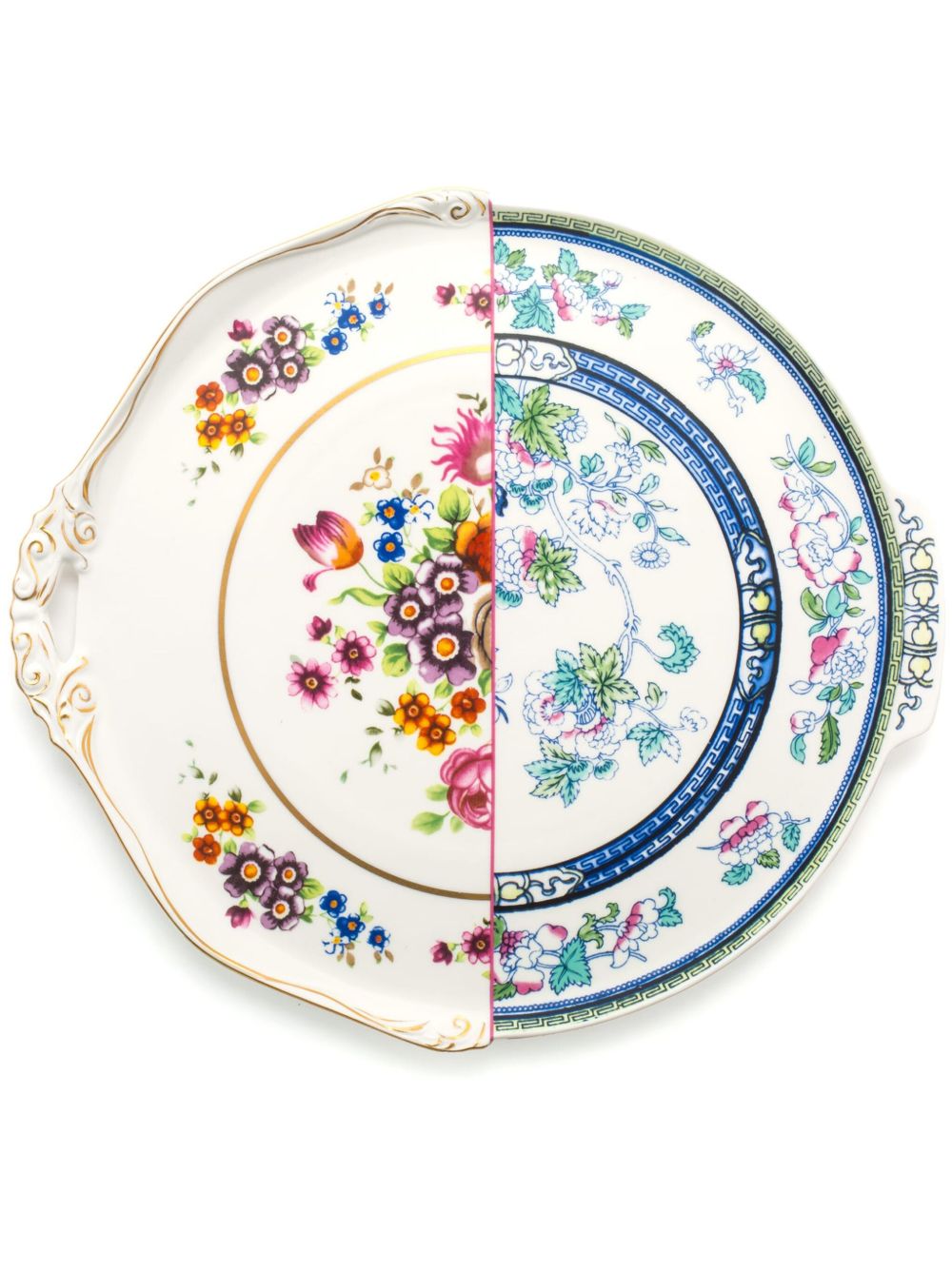 Seletti Hybrid Dorotea 圆形托盘（35 厘米） - 白色