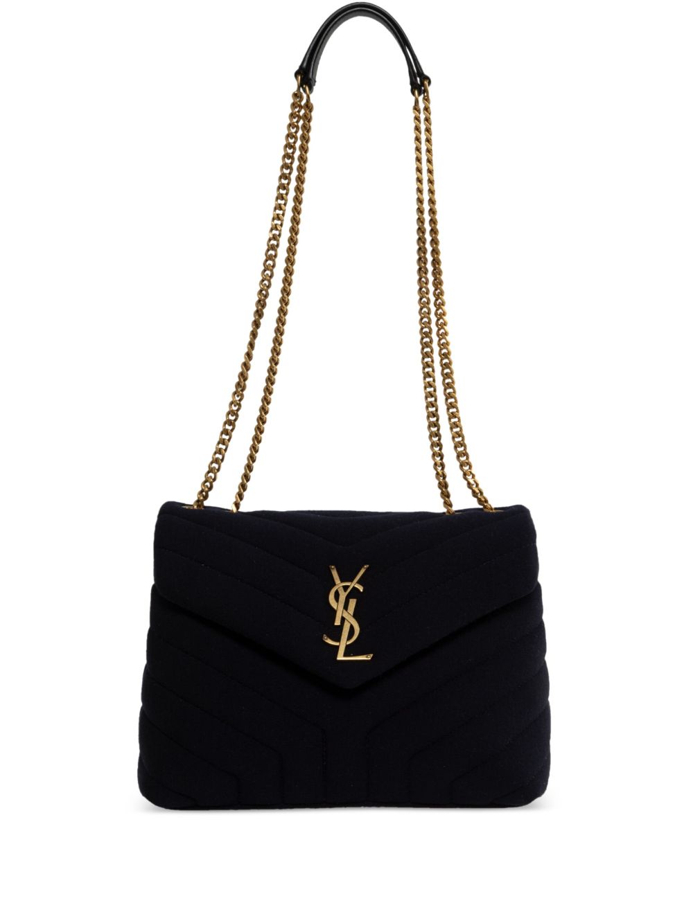 Saint Laurent Loulou 小号单肩包 - 蓝色