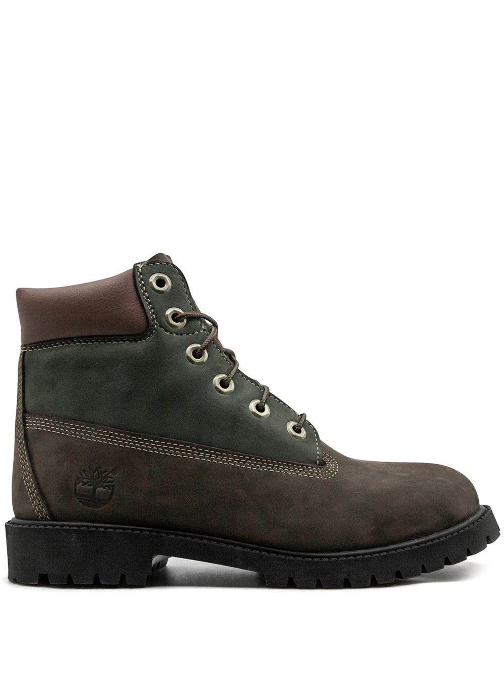 Timberland 厚底户外风短靴 - 褐色