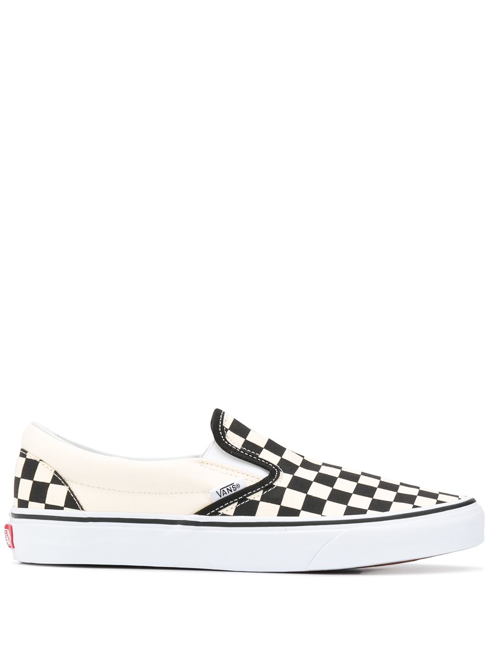 Vans 格纹板鞋 - 白色