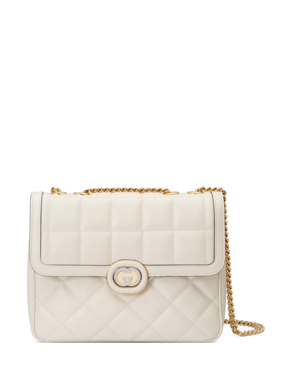 Gucci Deco 小号单肩包 - 白色
