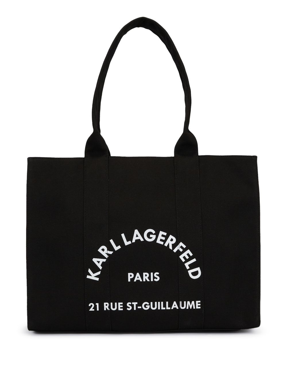 Karl Lagerfeld Rue St-Guillaume 大号手提包 - 黑色