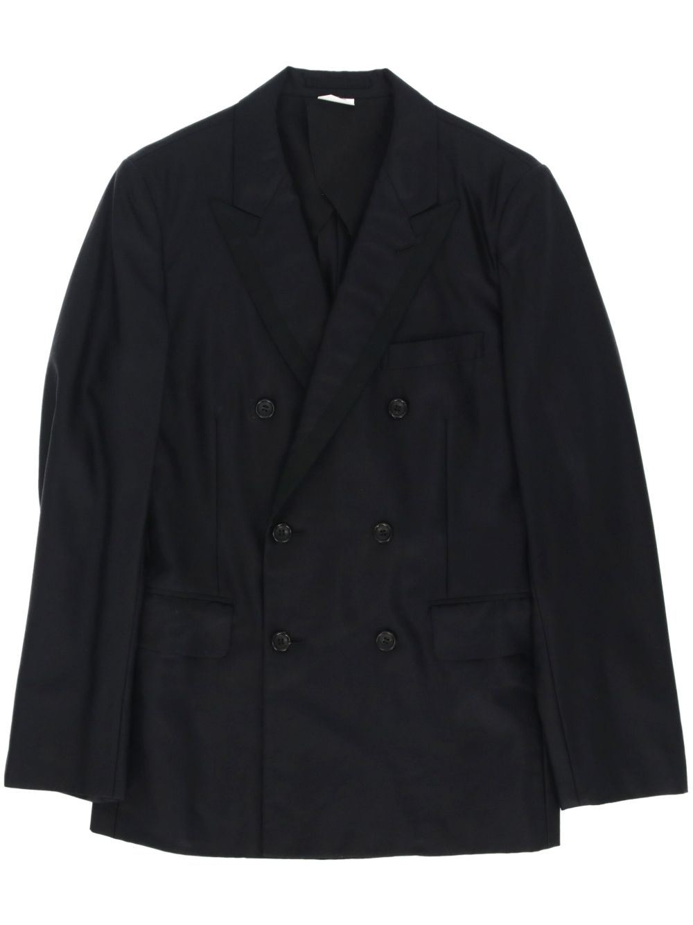 Comme Des Garçons Pre-Owned 双排扣西装夹克（2010年代典藏款） - 蓝色