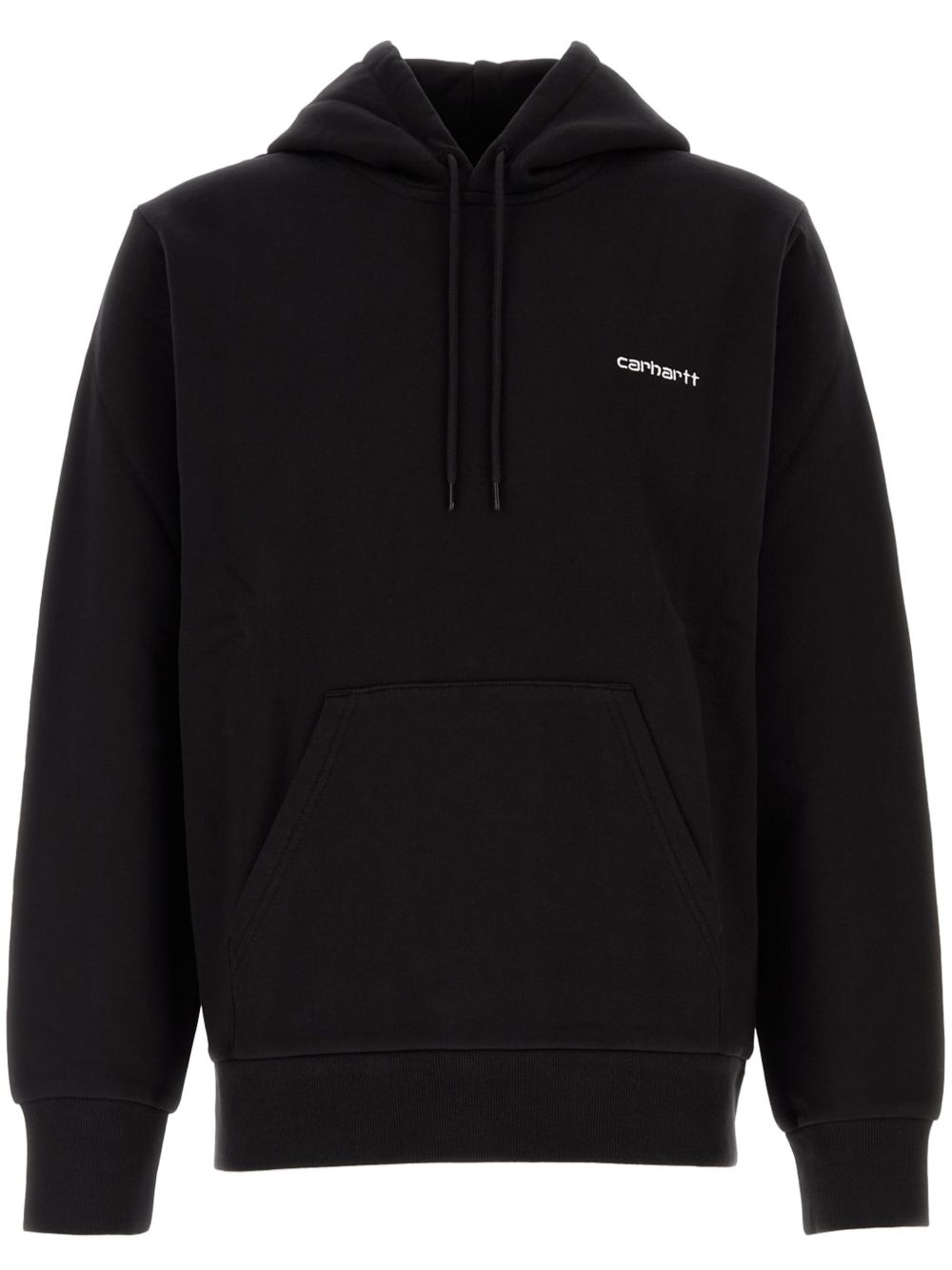 Carhartt WIP logo刺绣连帽衫 - 黑色