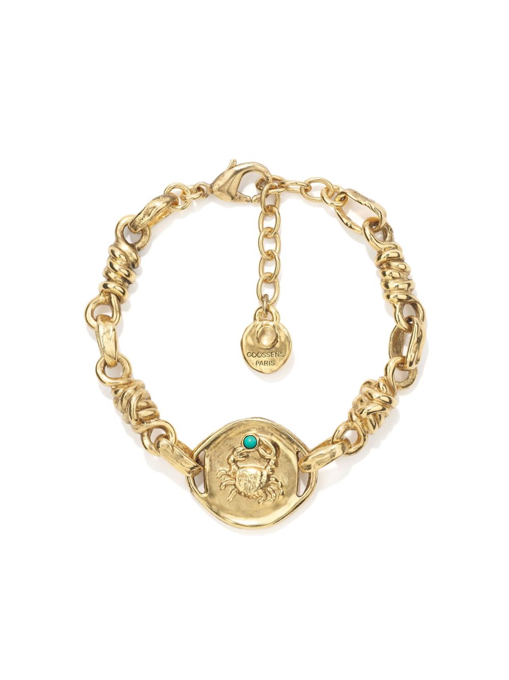 Goossens Talisman Astro Cancer 硬币手链 - 金色