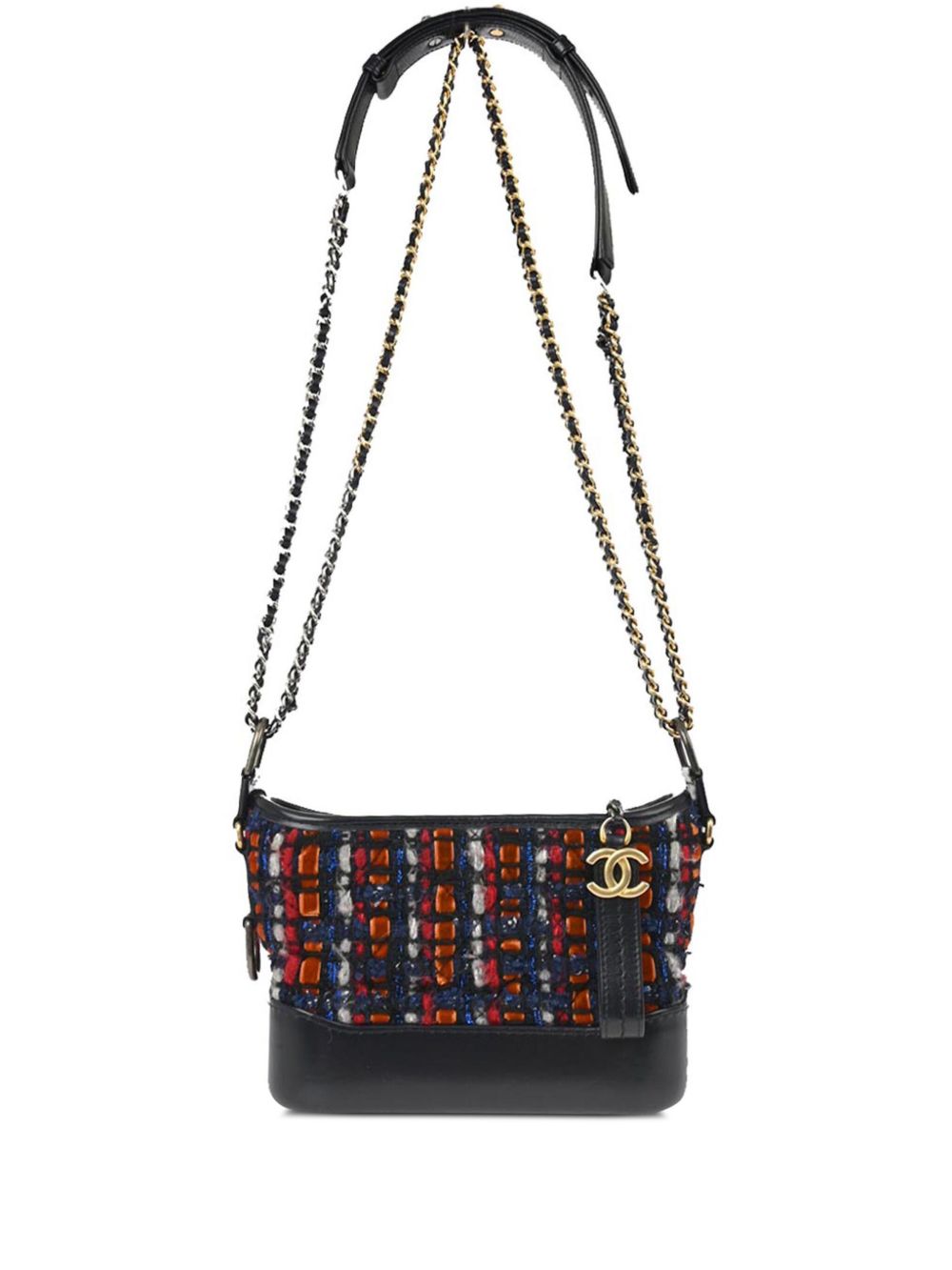 CHANEL Pre-Owned Gabrielle 单肩包（2017年典藏款） - 蓝色