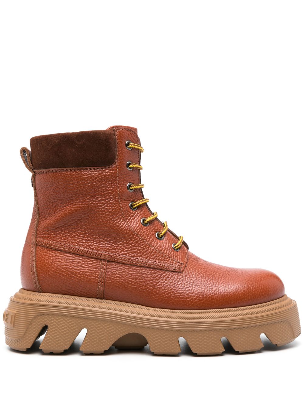 Casadei Generation C 皮质短靴 - 褐色