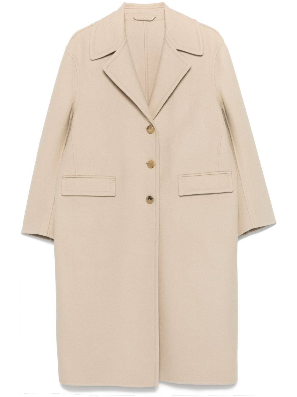 Ermanno Scervino 初剪羊毛外套 - 中性色