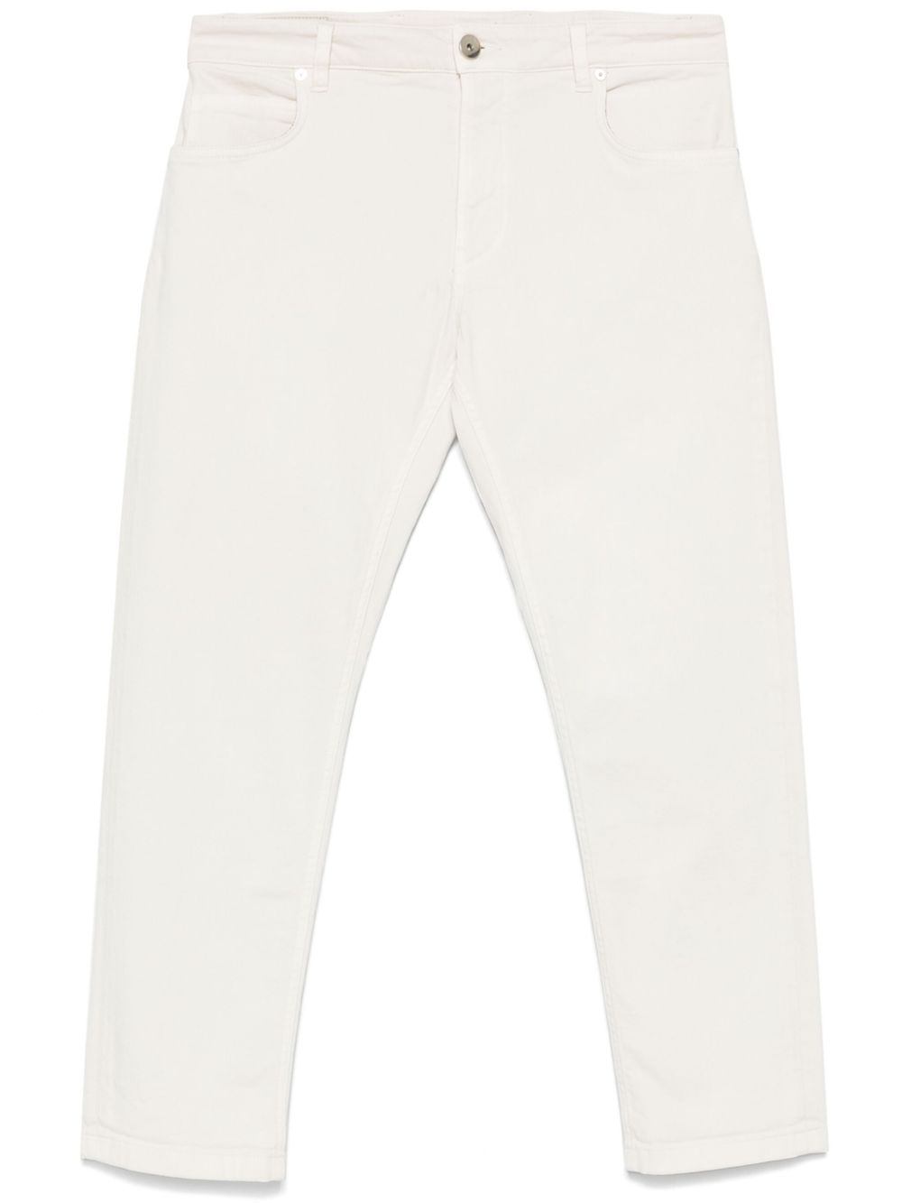 Eleventy 5 Pockets 牛仔裤 - 白色