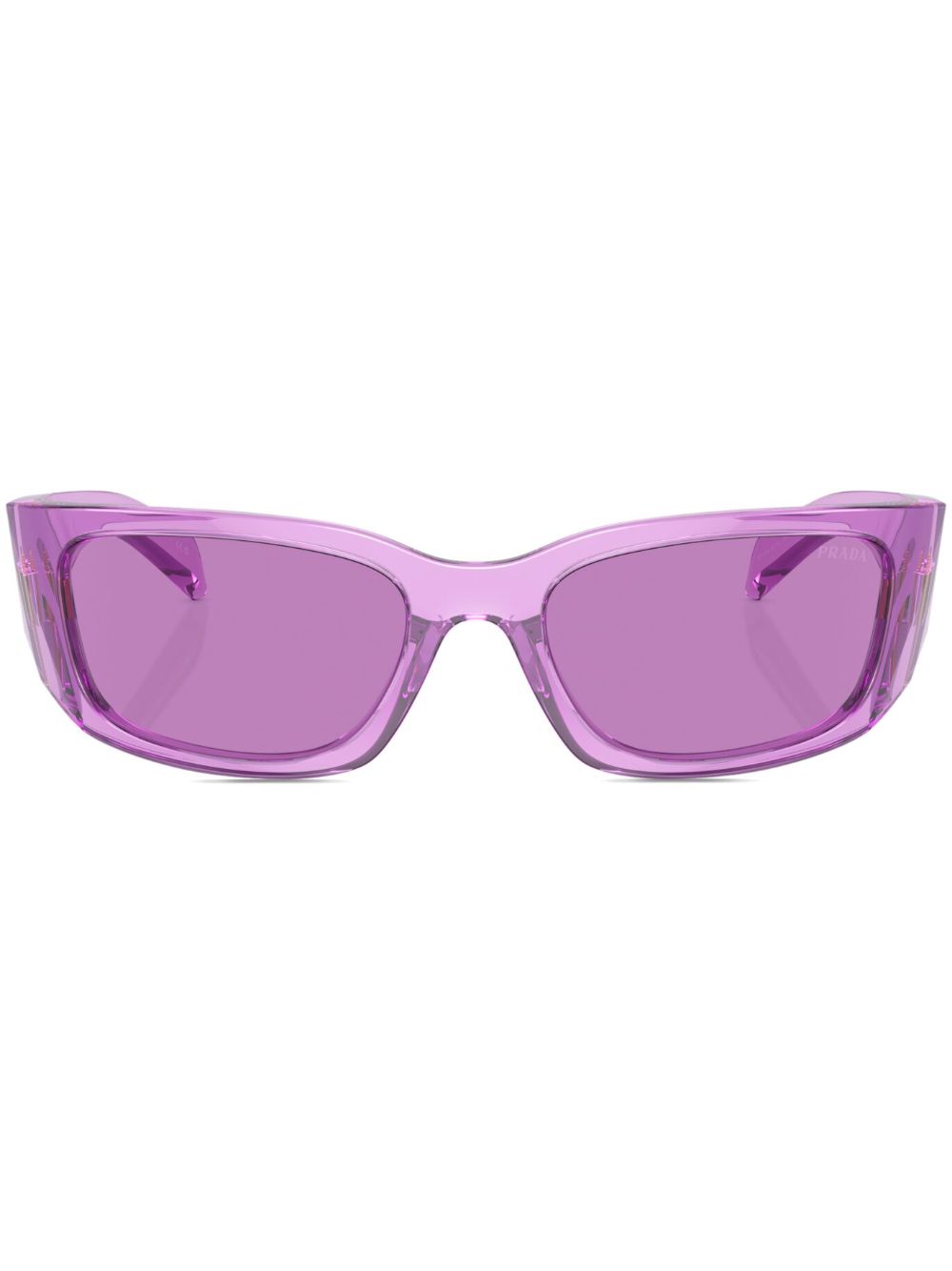 Prada Eyewear Prada PR A14S 椭圆框太阳眼镜 - 粉色