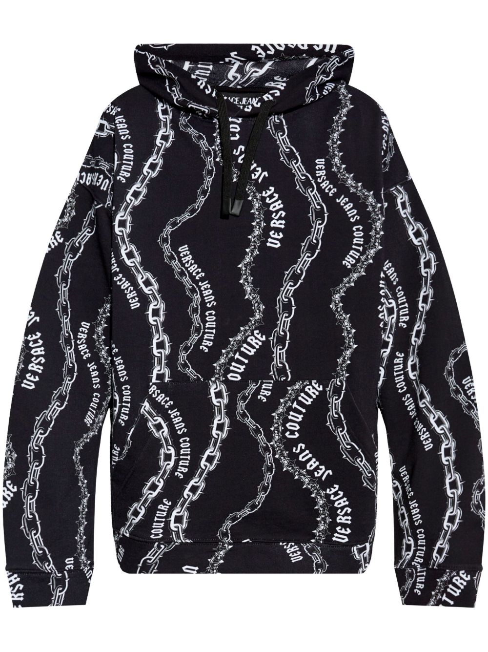 Versace Jeans Couture logo卫衣 - 黑色