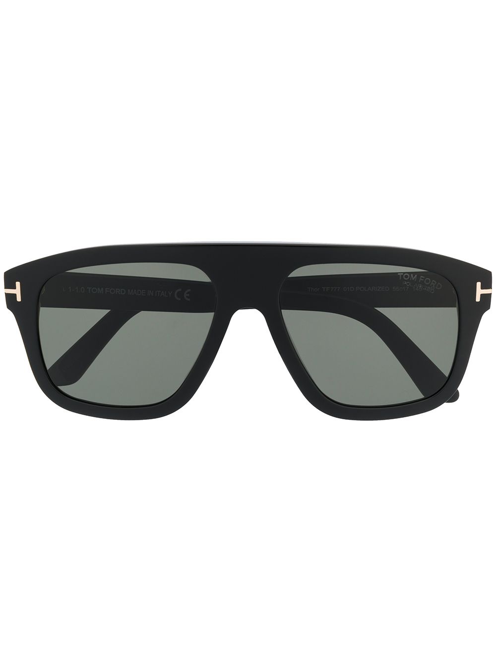 TOM FORD Eyewear 汤姆福特眼镜系列 Thor 方框太阳眼镜 - 黑色