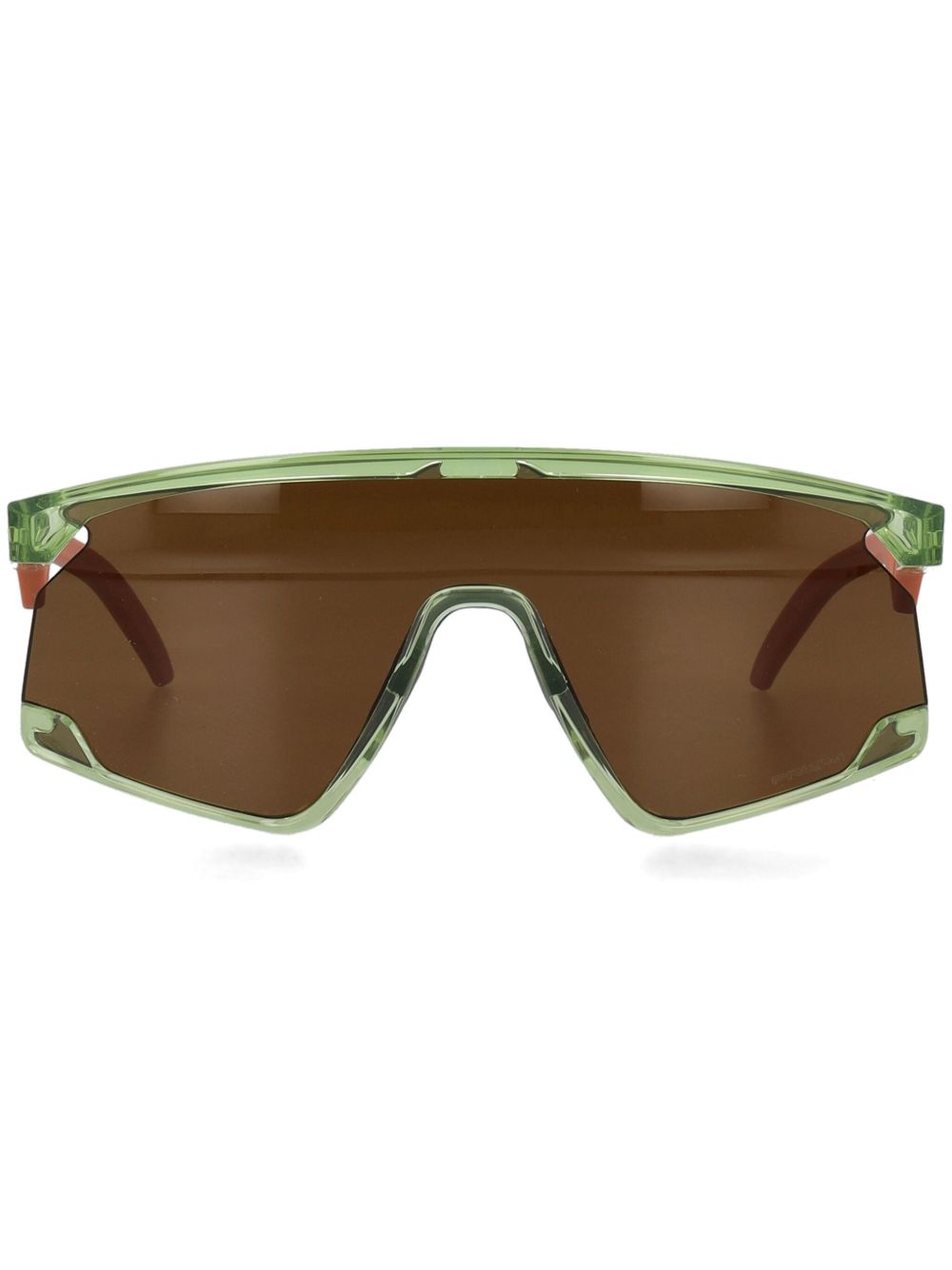 Oakley BXTR 盾形太阳眼镜 - 绿色