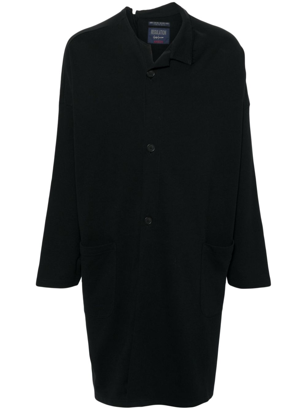 Yohji Yamamoto 垮肩外套 - 黑色