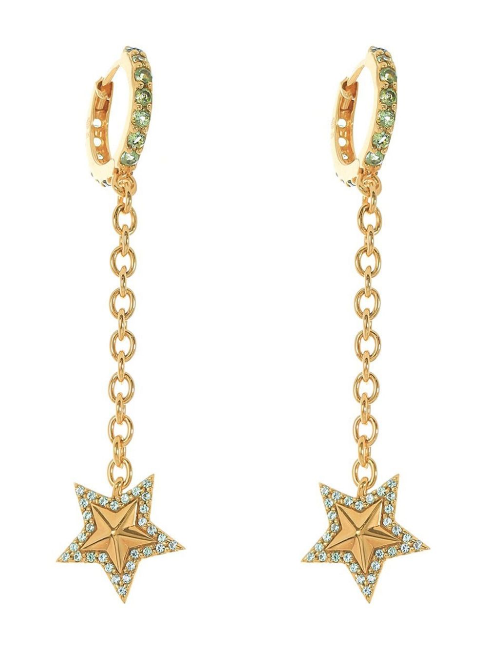BUDDHA MAMA 20K黄金 Star 吊饰耳环 - 金色