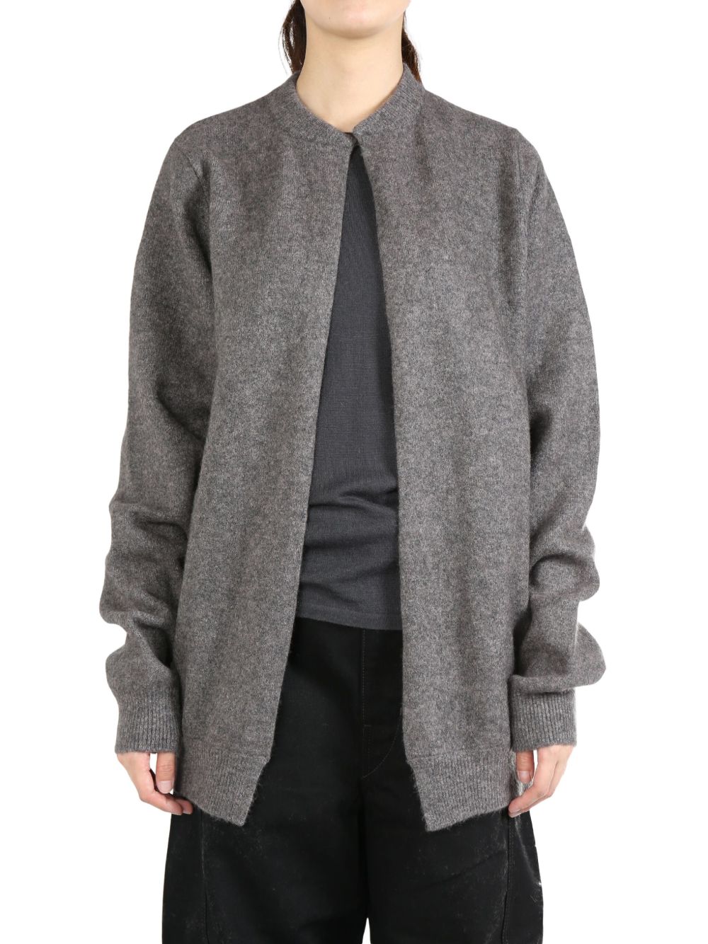 Frenckenberger cashmere cardigan - 灰色