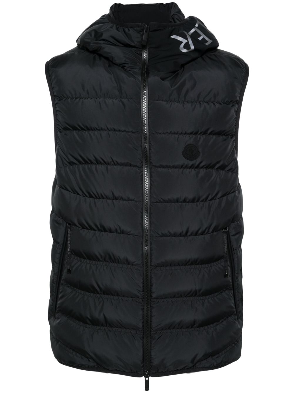 Moncler Nubiera 填充马甲 - 黑色